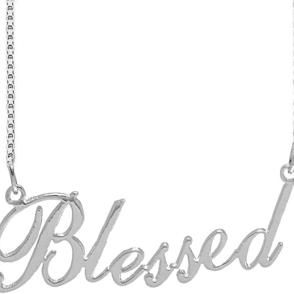 925 Sterling Sliver Custom Name Necklace Personalized Initial Necklaces Pendant